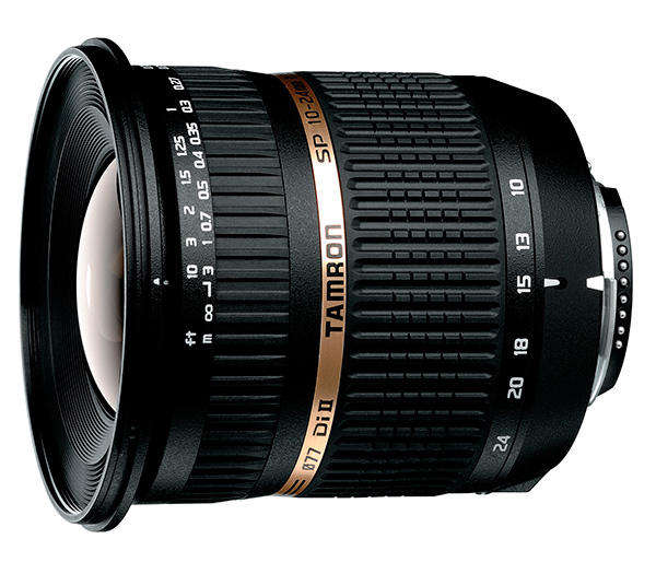 Tamron SP AF 10-24mm f / 3.5-4.5 DI II Wide Angle Zoom Lens For Nikon DSLR Cameras