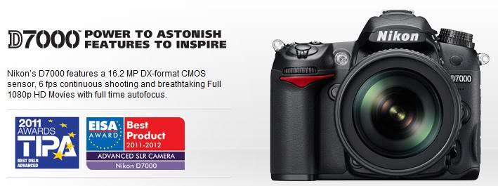 NIKON D7000 DSLR CAMERA Body (ONLY) 16.2 Megapixels