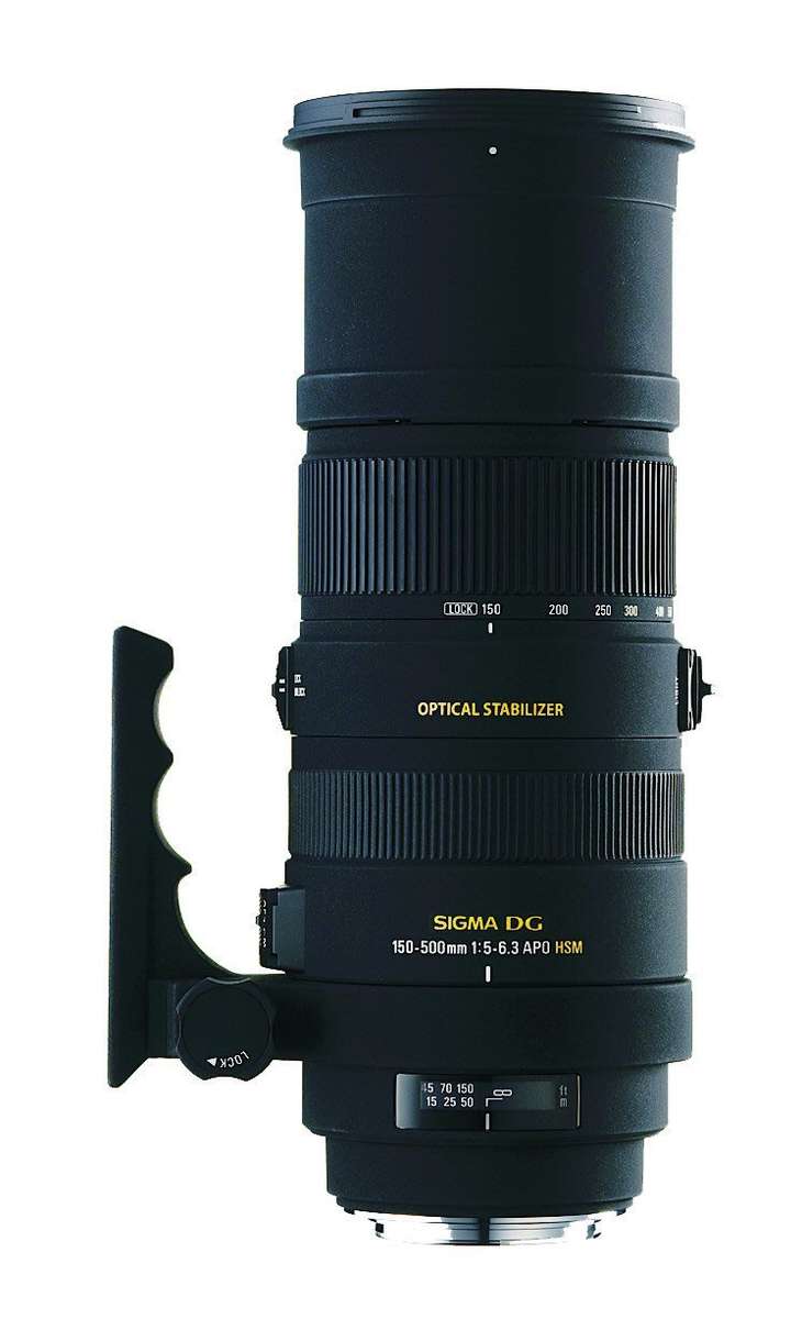 SIGMA 150-500mm F5-6.3 APO DG OS (OPTICAL STABILIZER) ZOOM Lens for NIKON DSLR Cameras