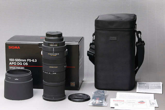 SIGMA 150-500mm F5-6.3 APO DG OS (OPTICAL STABILIZER) ZOOM Lens for CANON DSLR Cameras-  Brand New