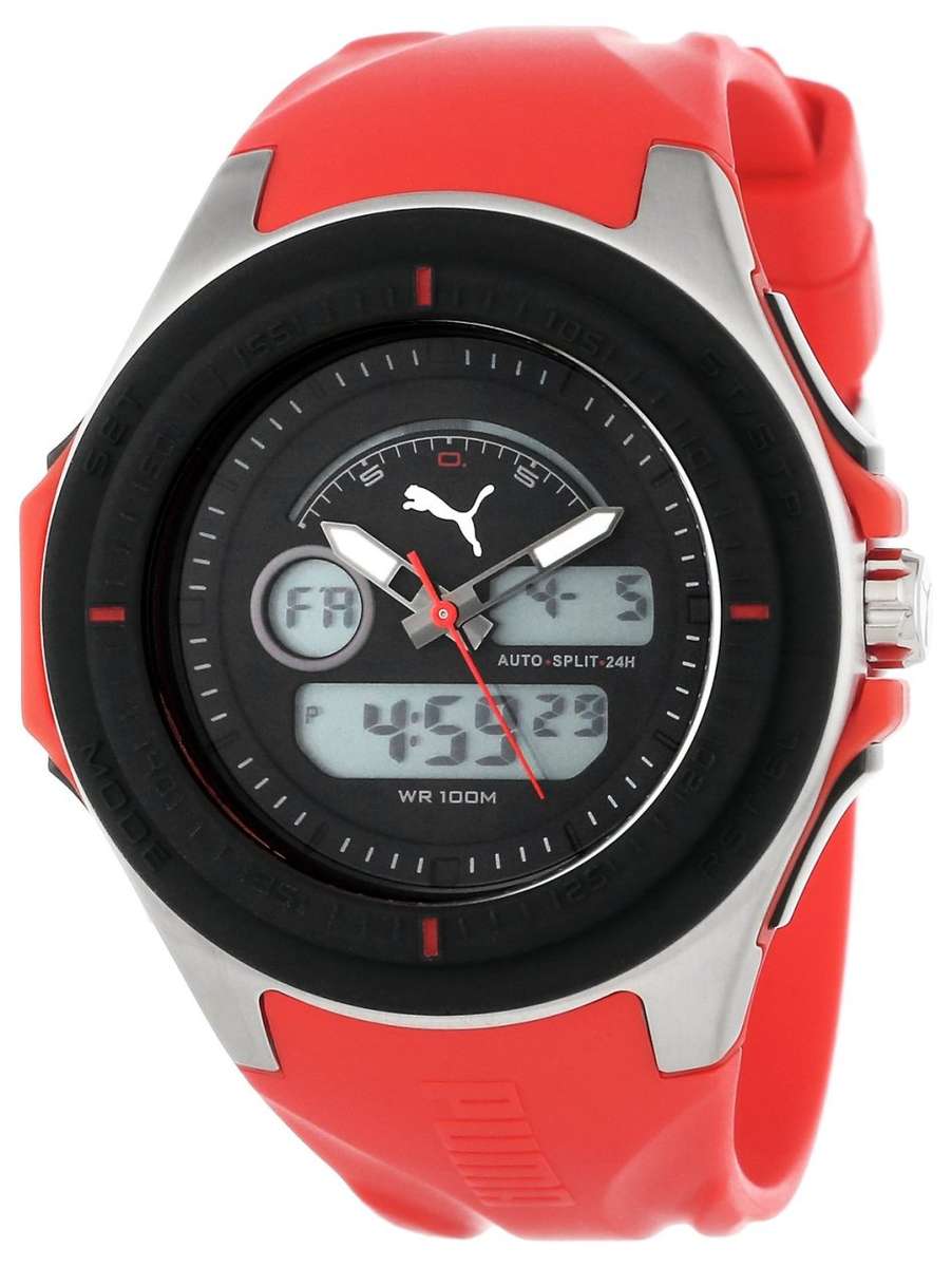 Puma Gents Fuel Digital And Analog Black Dial Watch PU911021002 - BRAND NEW *** PUMA ***