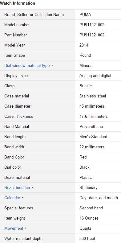 Puma Gents Fuel Digital And Analog Black Dial Watch PU911021002 - BRAND NEW *** PUMA ***