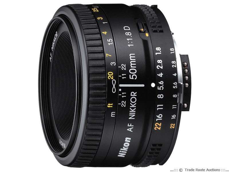 Nikon AF Nikkor 50mm f/1.8D Lens for NIKON Cameras
