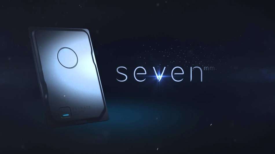 Seagate Seven 7mm Stainless Steel 2.5-Inch USB 3.0 Portable External Hard Drive