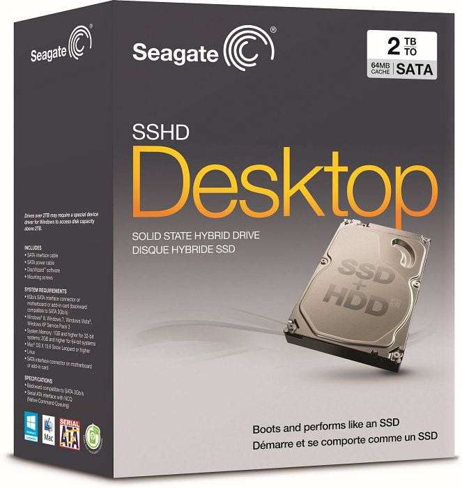 Seagate Desktop SSHD Solid State Hybrid Drive | 2TB | BRAND NEW Boxed