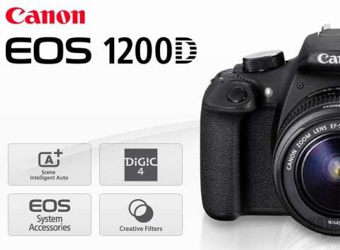 Canon EOS 1200D DSLR Camera BODY 18.1 MP HDMI with Canon 18-55mm LENS Professional KIT