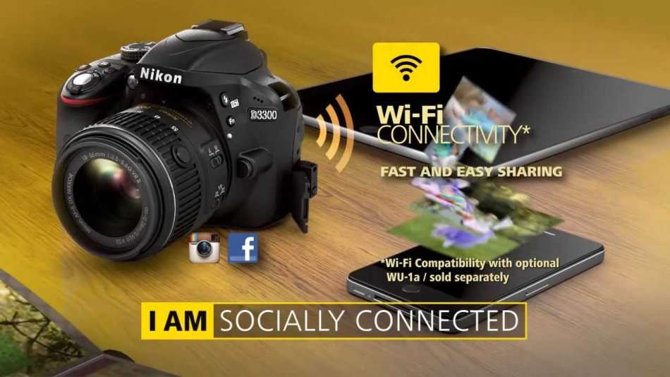 Nikon D3300 24.2 MP Digital SLR with AF-P DX NIKKOR 18-55mm Zoom Lens Kit