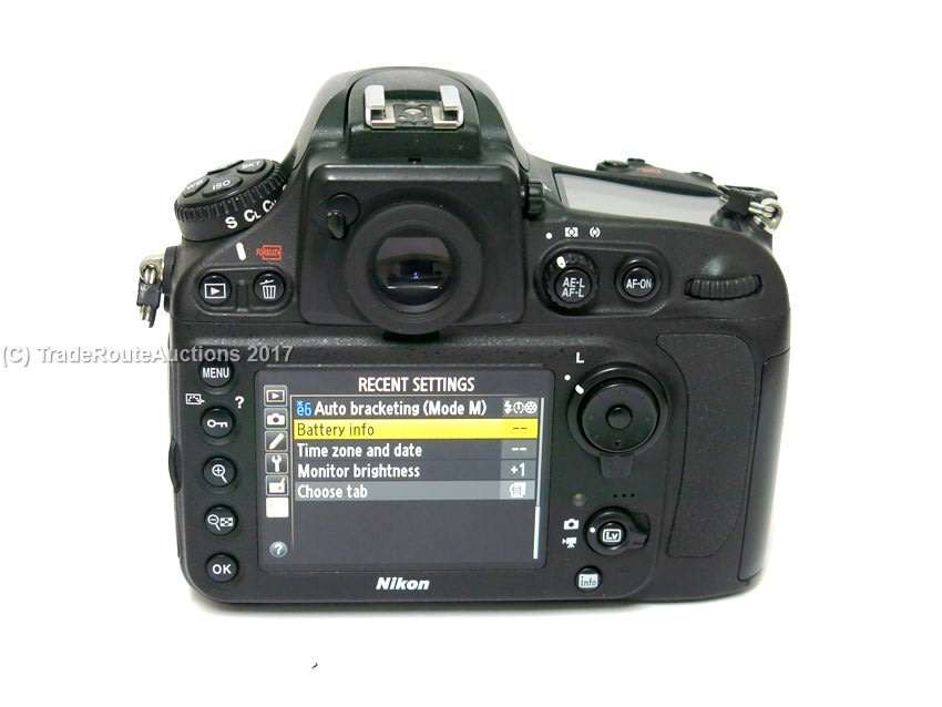 Nikon D800E 36.3MP DSLR Camera Body Only, FX Full Frame F-Mount, D800 E Low Shutter Count : < 9K