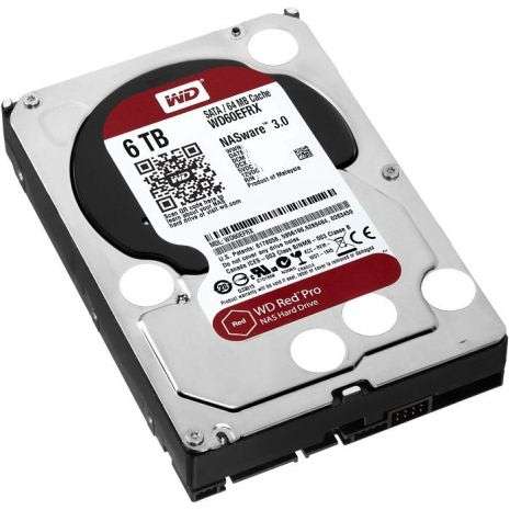 6TB HDD WD RED NAS Hard Drive | 6 TB | SATA 6Gb/s | 5400 RPM 64MB Cache | DVR CCTV DESKTOP NAS