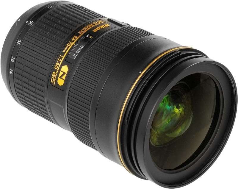 NIKON AF-S Nikkor 24-70mm f/2.8G ED N Telephoto Zoom Lens for Nikon Digital SLR Cameras