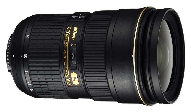 NIKON AF-S Nikkor 24-70mm f/2.8G ED N Telephoto Zoom Lens for Nikon Digital SLR Cameras