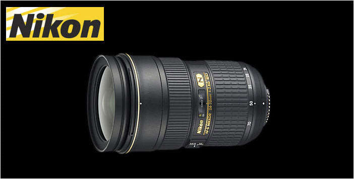 NIKON AF-S Nikkor 24-70mm f/2.8G ED N Telephoto Zoom Lens for Nikon Digital SLR Cameras