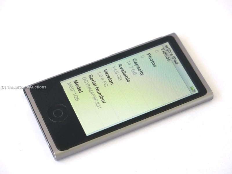 APPLE 16GB IPOD NANO - SPACE GREY (7TH GENERATION) | ME971QB