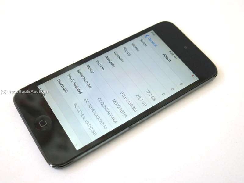 Apple iPod Touch | SPACE GREY | 32GB | 5th Generation | A1421 | MD723BT/A | RETINA DISPLAY