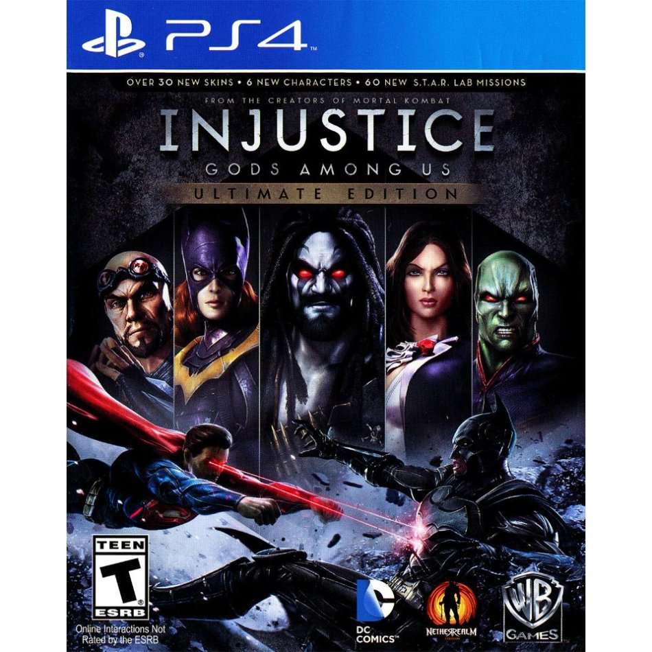 INJUSTICE GODS AMONG US - ULTIMATE EDITION - PLAYSTATION 4 - PS4 GAME