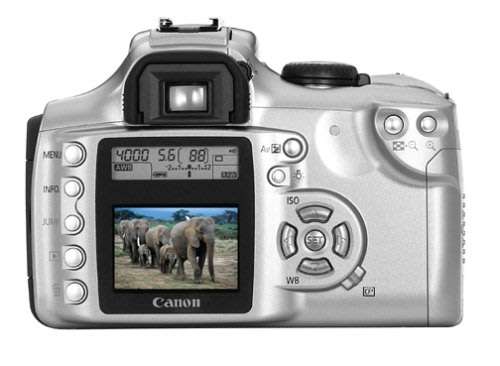 Canon EOS 300D Digital SLR camera (SILVER) + 18-55 LENS KIT