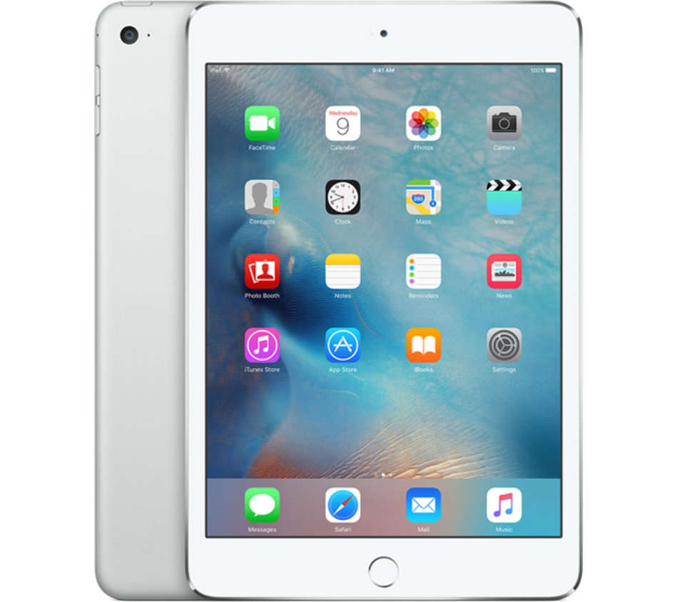 APPLE IPAD MINI 4 | 128GB | WiFi ONLY | SILVER | RETINA MK9P2HC/A | TOUCH ID FINGERPRINT A1538