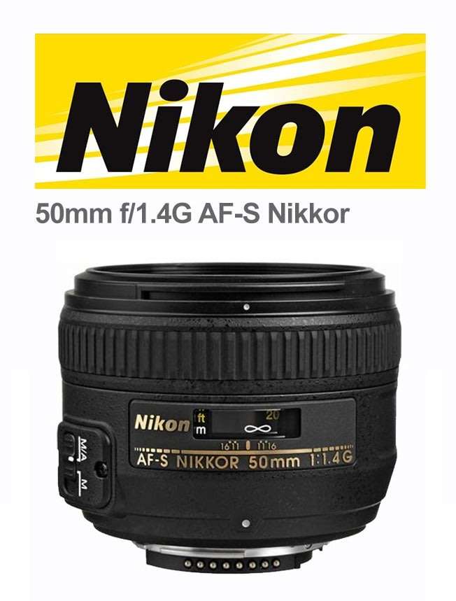 Nikon 50mm f/1.4G Prime AF-S Nikkor PRIME Lens for Nikon Digital SLR Cameras
