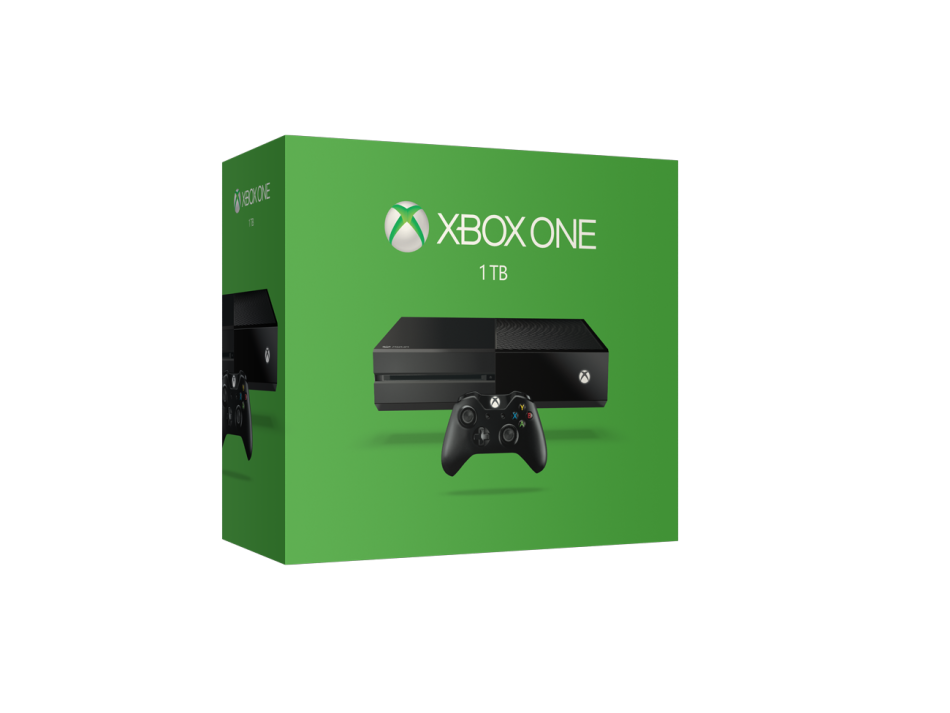 Microsoft Xbox One 1TB Model 1540 Gaming Console + 1 Controller (BLACK)