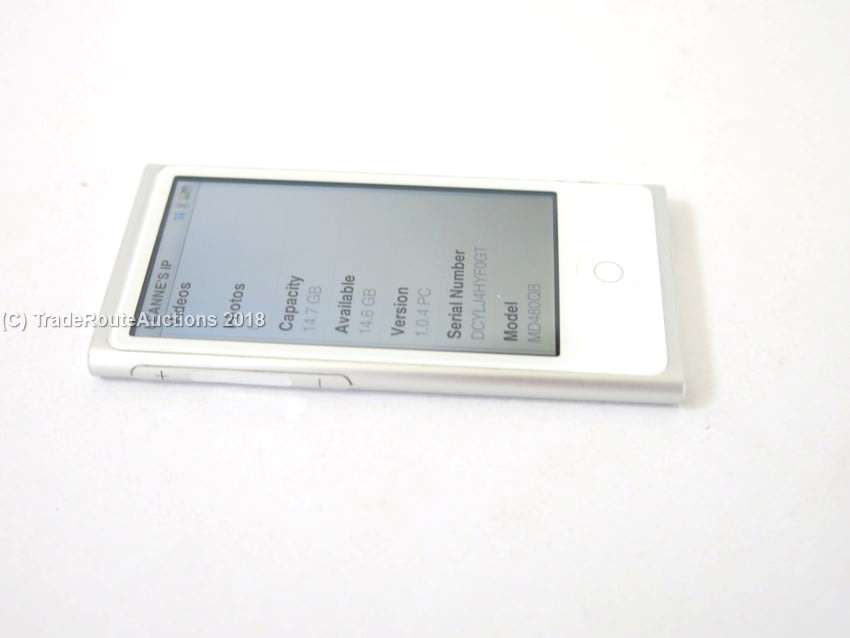 APPLE 16GB IPOD NANO - SILVER (7TH GENERATION, 2015 MODEL) | MD480QB