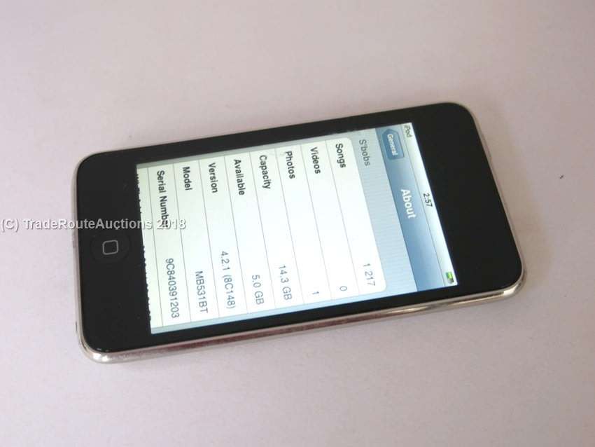 Apple iPod Touch Black | 16GB  | MB531BT | A1288