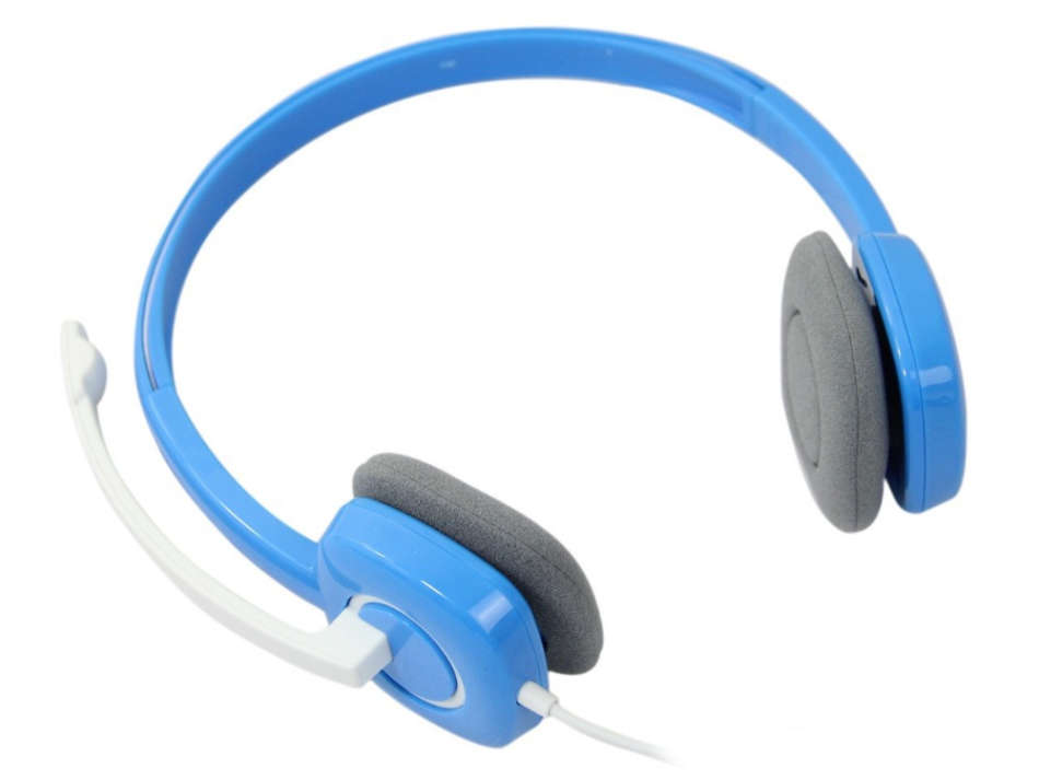 Logitech Stereo Headset H150 - Blue - Adjustable headband - Brand New - HEADPHONES