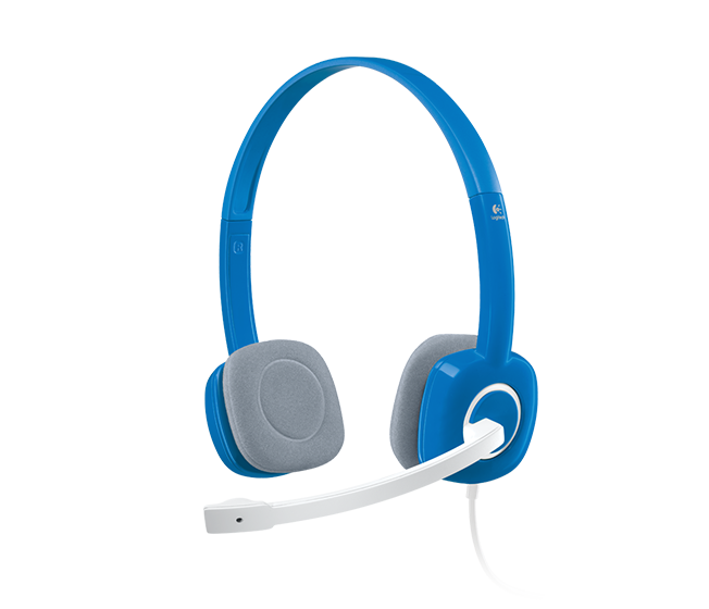 Logitech Stereo Headset H150 - Blue - Adjustable headband - Brand New - HEADPHONES