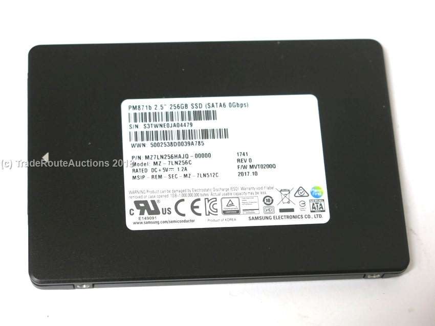 SAMSUNG 256GB SSD - SOLID STATE DRIVE - SATA 6.0Gbps