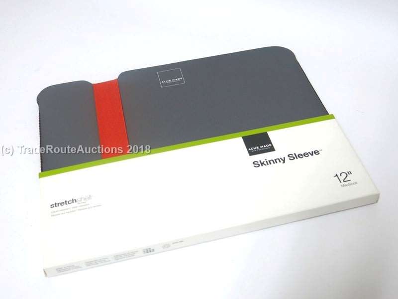 Acme Made - Skinny Sleeve for 12` Macbook  (Grey Poppy Orange) or Tablets
