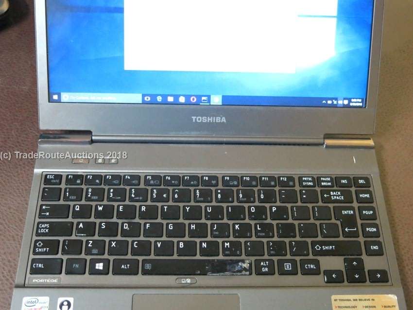 TOSHIBA PORTEGE SLIM LAPTOP | CORE i7 3687U @ 2.1GHz | 4GB RAM | 128GB SSD | LAPTOP