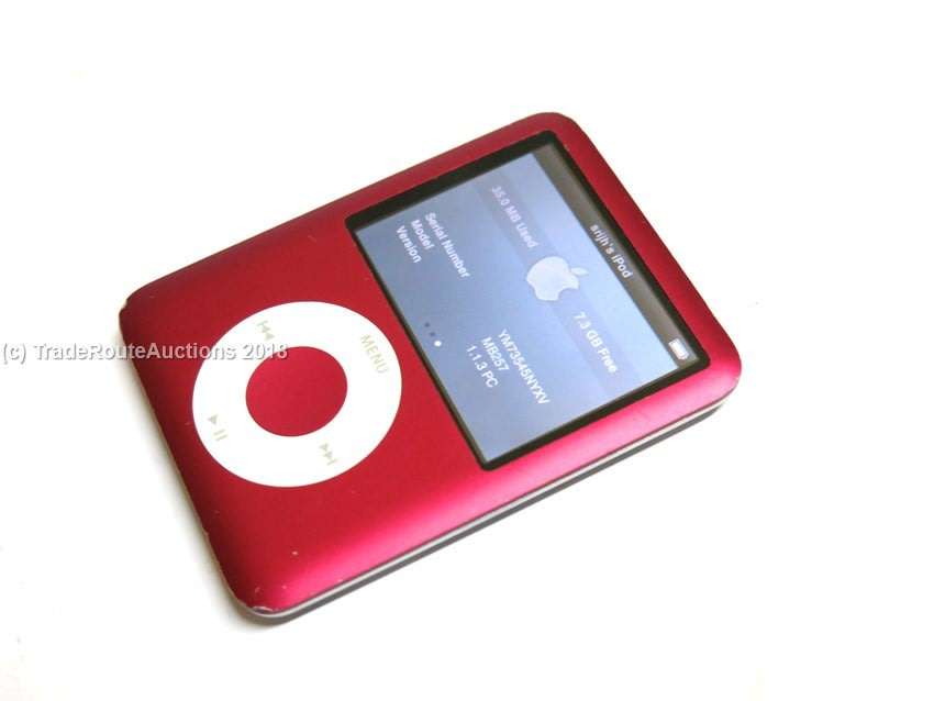 Apple iPod Nano | Red | 8GB | 3rd Generation | MB257