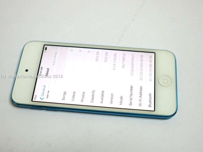 Apple iPod Touch | BLUE | 64GB | 5th Generation | A1421 | MD718BT/A | RETINA DISPLAY