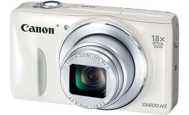 Canon PowerShot SX600 HS 16MP Digital Camera (White) - FULL HD