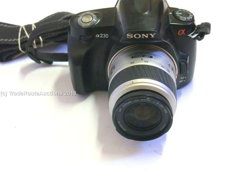 SONY ALPHA A230 DIGITAL DSLR CAMERA KIT WITH 35-80 MINOLTA LENS