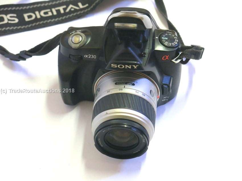 SONY ALPHA A230 DIGITAL DSLR CAMERA KIT WITH 35-80 MINOLTA LENS