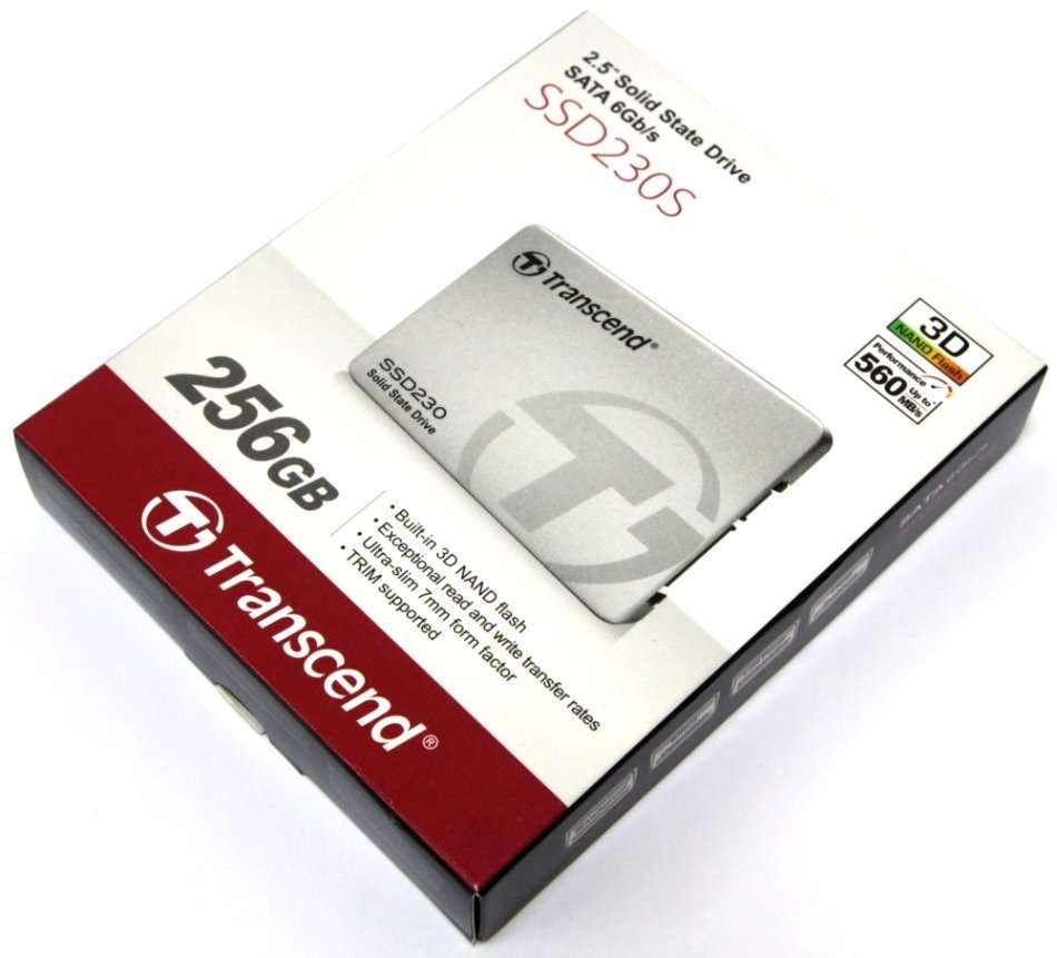 BRAND NEW - TRANSCEND 256GB SSD - SSD230S 6GBps - 2.5" SOLID STATE DRIVE