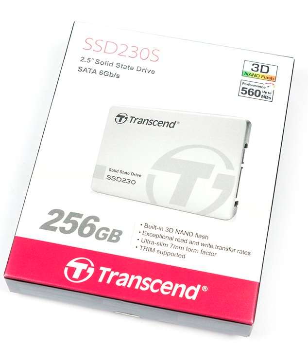 BRAND NEW - TRANSCEND 256GB SSD - SSD230S 6GBps - 2.5" SOLID STATE DRIVE