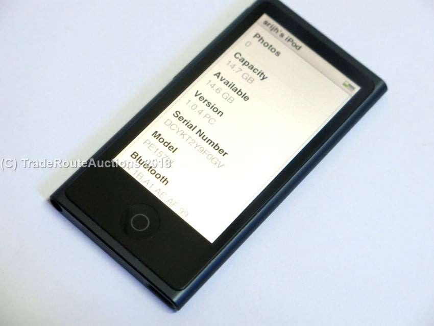 Apple iPod nano 7th Generation (16 GB) A1446 SLATE | PE157LL