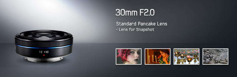 Samsung 30mm f/2 Pancake Lens for SAMSUNG NX DIGITAL CAMERAS