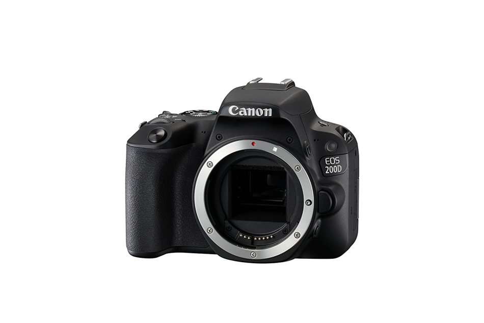 Canon EOS 200D DSLR Camera (Body Only) - 24.2MP - DIGIC 7 - Built-In Wi-Fi with NFC and Bluetooth
