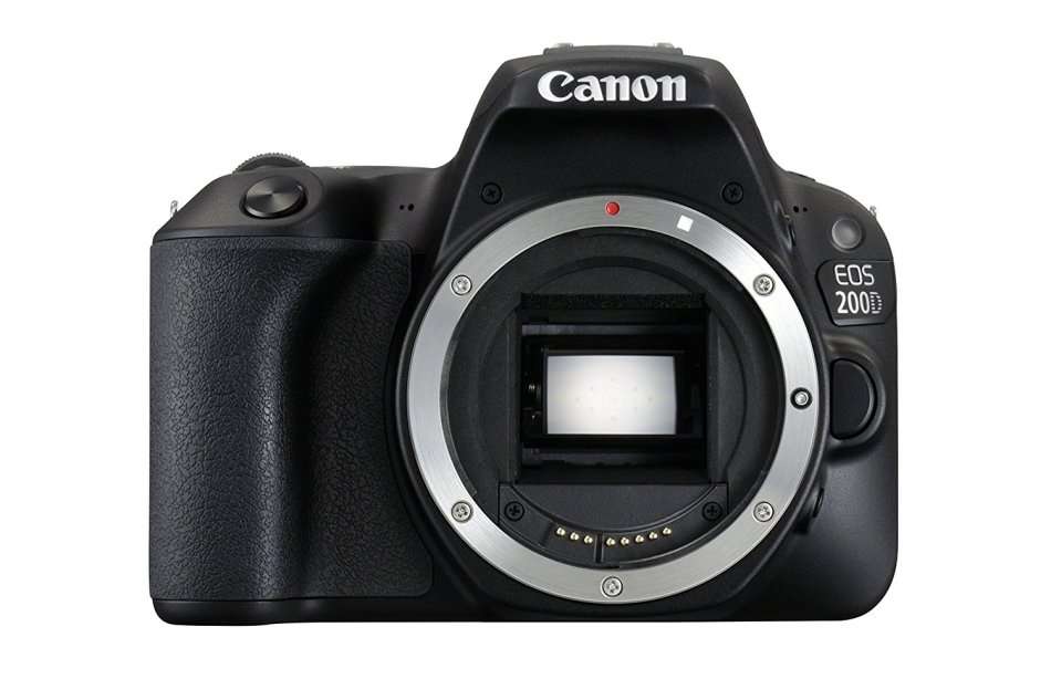 Canon EOS 200D DSLR Camera (Body Only) - 24.2MP - DIGIC 7 - Built-In Wi-Fi with NFC and Bluetooth