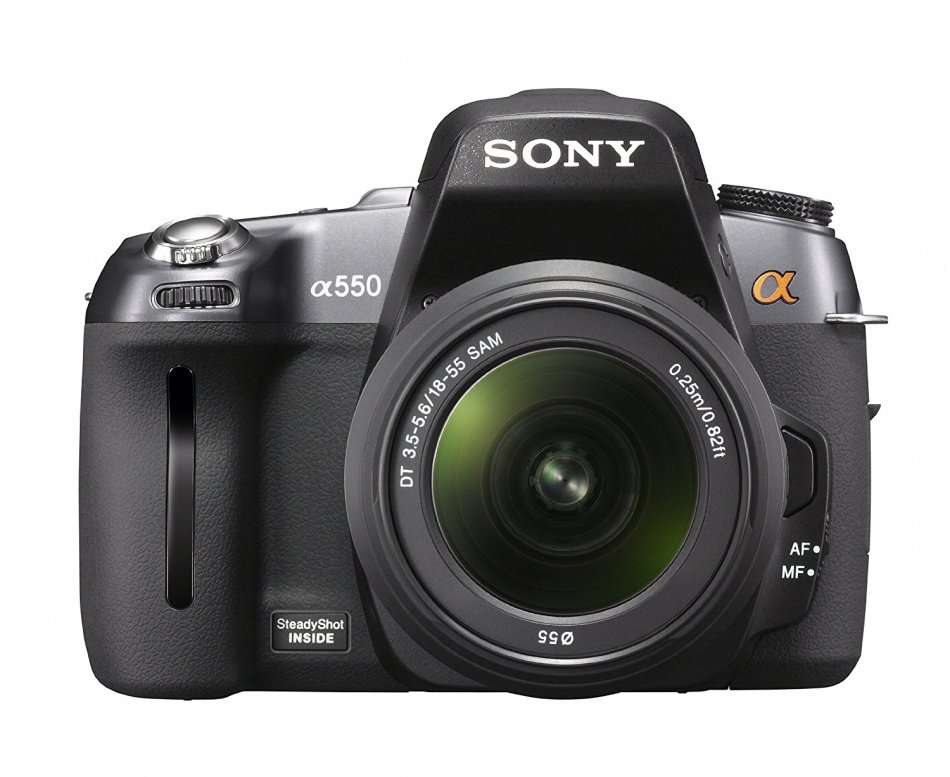 SONY ALPHA A550 DSLR PROFESSIONAL DIGITAL CAMERA + 18-55 SONY LENS KIT 14.2megapixels