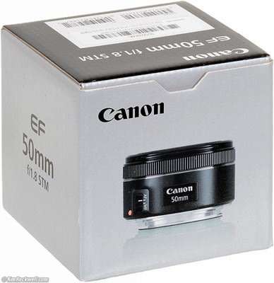 Canon EF 50mm f/1.8 STM Lens for Canon DSLR Cameras