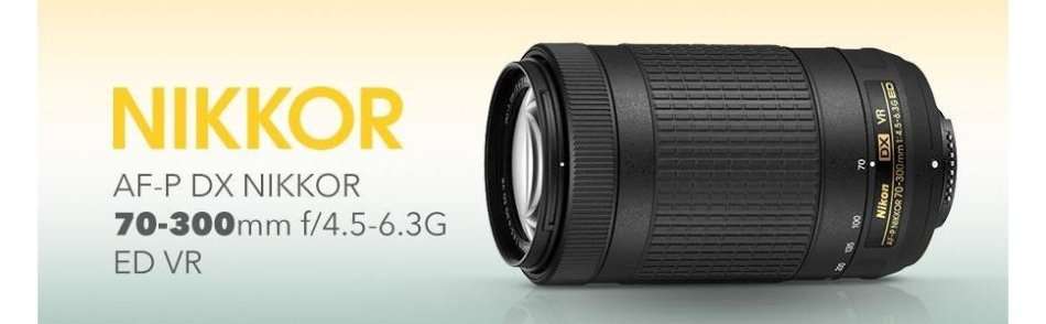 Nikon AF-P DX NIKKOR 70-300mm f/4.5-6.3G ED VR Lens for Nikon DSLR Cameras