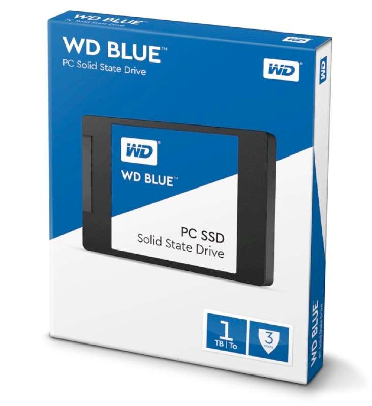 WD Blue PC 1TB SSD WDS100T1B0A | 1 TB SSD | Solid State Drive | SATA 6Gb/s | BRAND NEW SEALED
