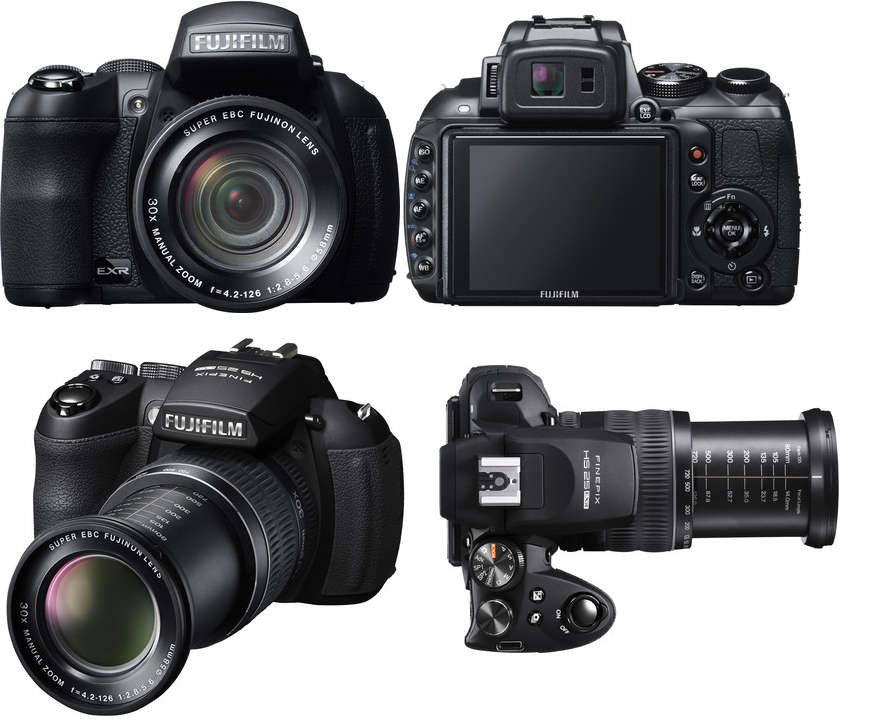 FujiFilm Finepix HS25 EXR Digital Camera 16 Megapixels 30X Optical Zoom 7.6 cm LCD