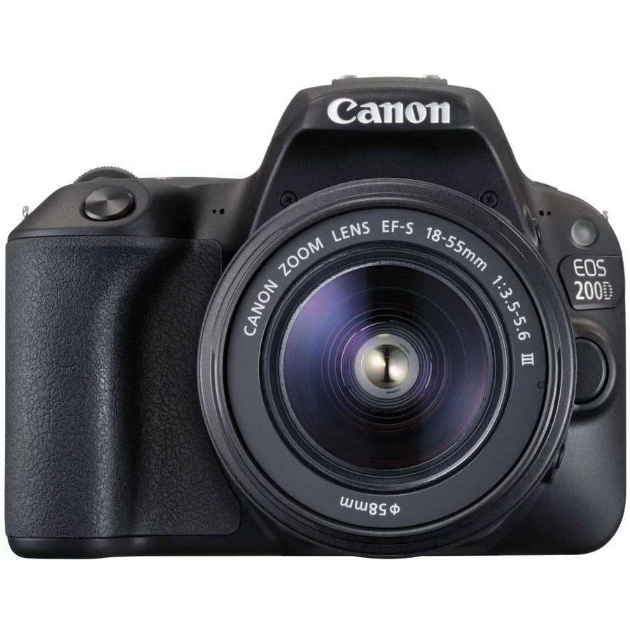 Canon EOS 200D DSLR Camera - 24.2MP - DIGIC 7 - with Canon 18-55 IS STM Lens kit
