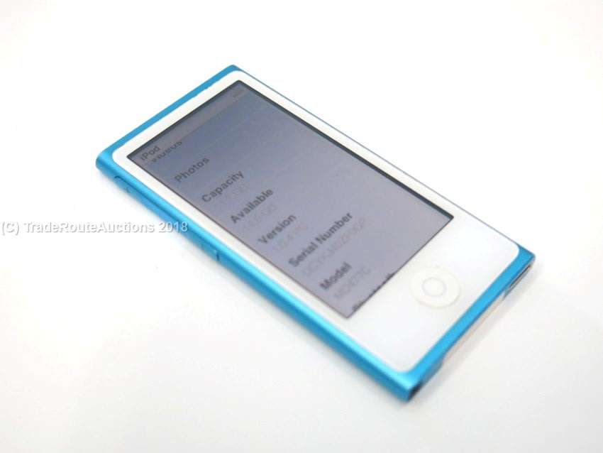Apple iPod nano 7th Generation (16 GB) A1446 BLUE MD477C