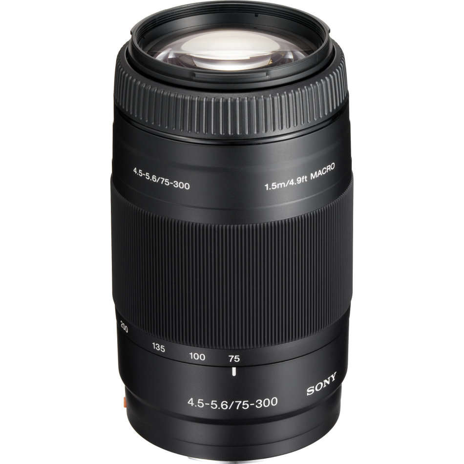 Sony 75-300mm f/4.5-5.6 Compact Super Telephoto Zoom Lens