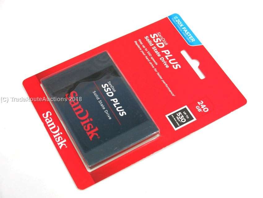 *** Super FAST ***SanDisk SSD PLUS 240GB Solid State Drive - Brand new Sealed Pack -  for Laptops